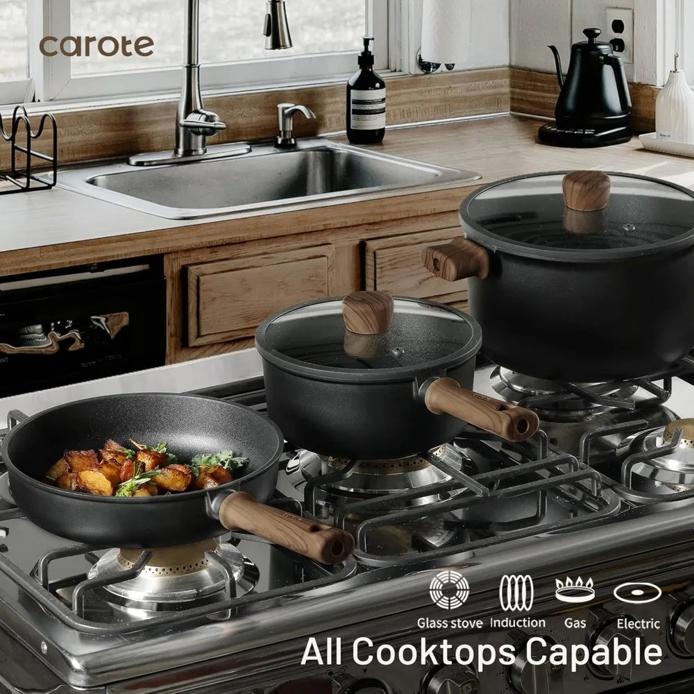 16 Piece Non Stick Pots And Pans Set