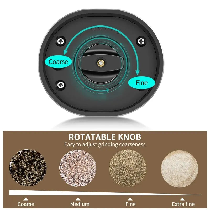 Electric LED Salt and Pepper Grinder